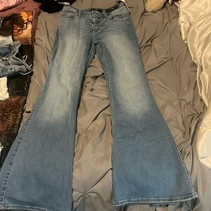 hollister flare jeans size 6